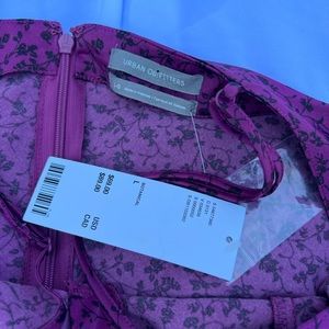 Urban outfitters satin romper SIZE L. NWT!